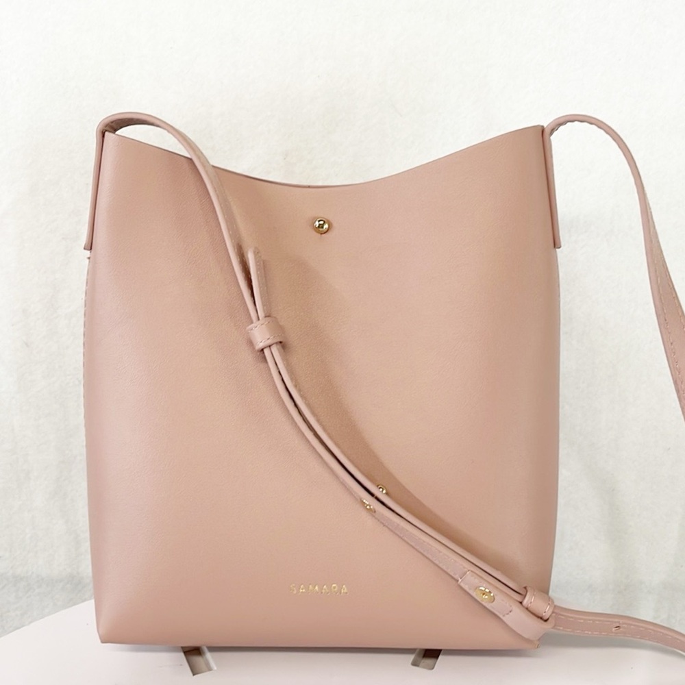 Anthropologie | Samara Shoulder Bag Crossbody Handbag Pink Peony‎ Medium Vegan